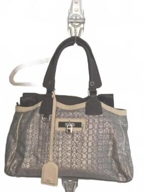 Marc Jacobs Signature Monogram Tote Bag with Lock Charm
